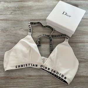 2018 CHRISTIAN DIOR J'ADIOR LOGO BRA BRALETTE TOP L